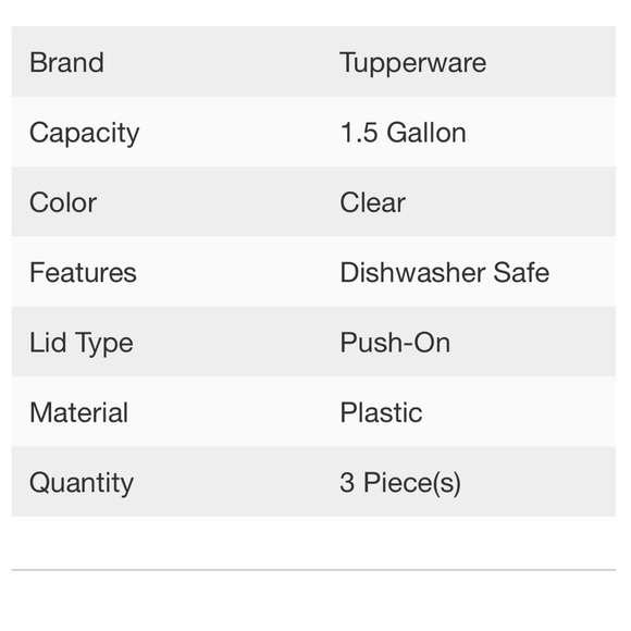 Tupperware Food Storage Container - Picture 12 of 12